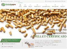 Tablet Screenshot of pellet-legna.it